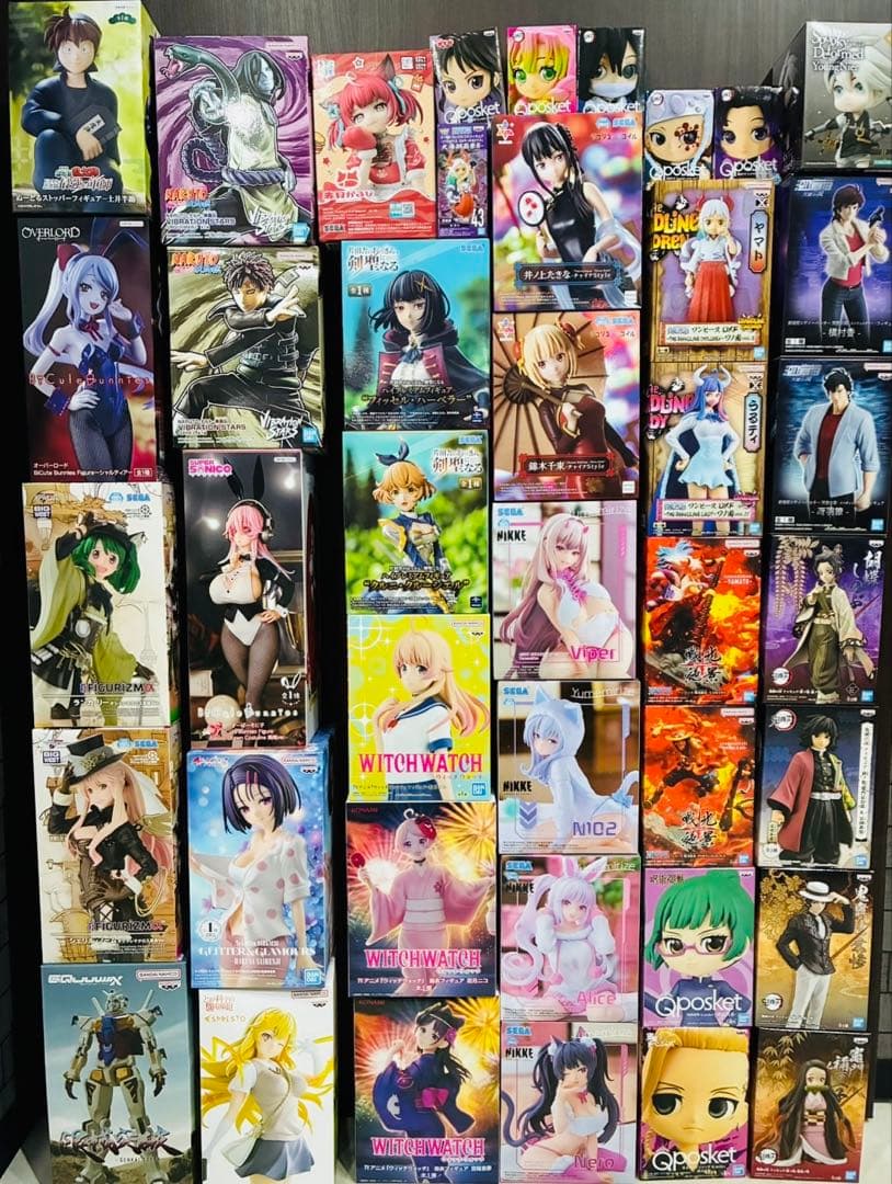 新品・未開封フィギュア 41点まとめ売り 鬼滅、ワンピース、フリーレン等 14