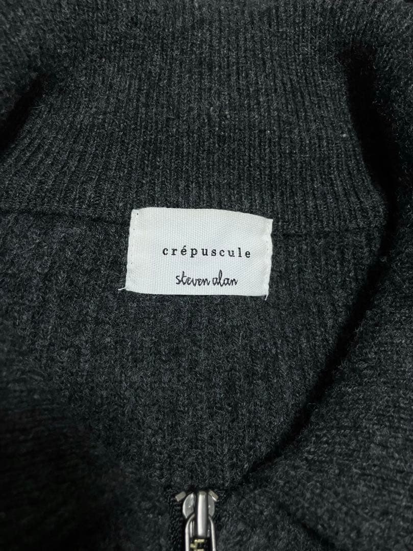 crepuscule クレプスキュール✖️Steven Alanのジップニット