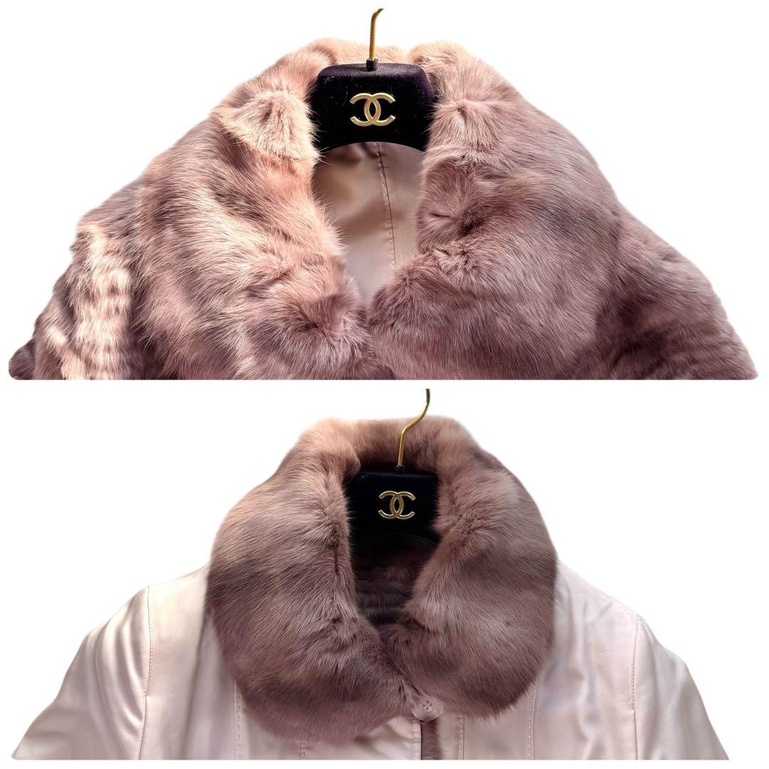 総丈109‼︎ロシアンセーブル×ロシアリス　ファーコート　リバーシブル　本毛皮