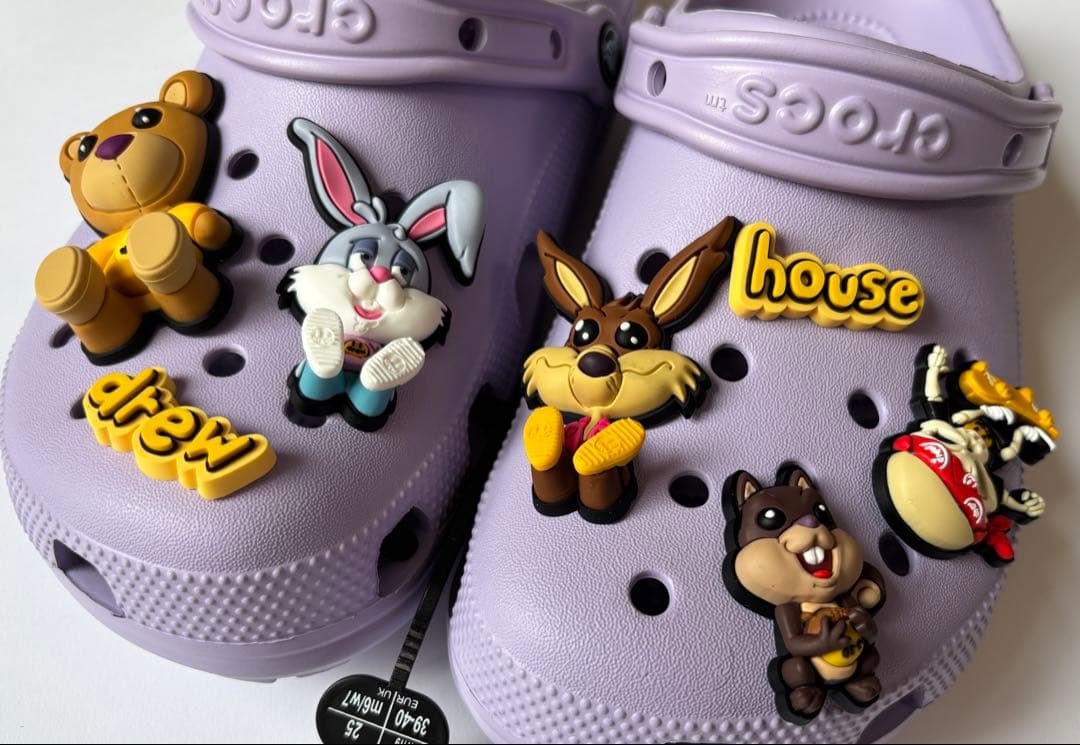 crocsジャスティンビーバーdrew house 25cm&ソックス