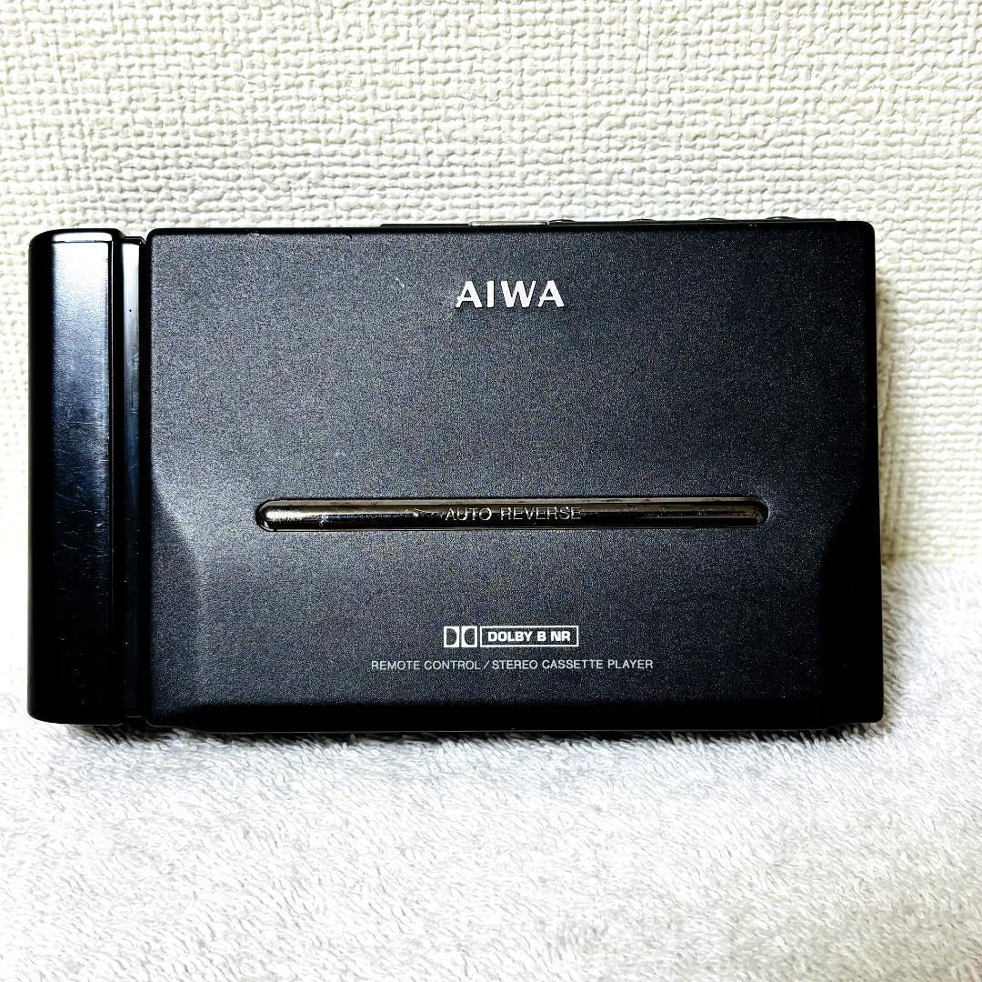 【入手困難】通電OK アイワ HS-PL55 カセットボーイ ブラック y2k