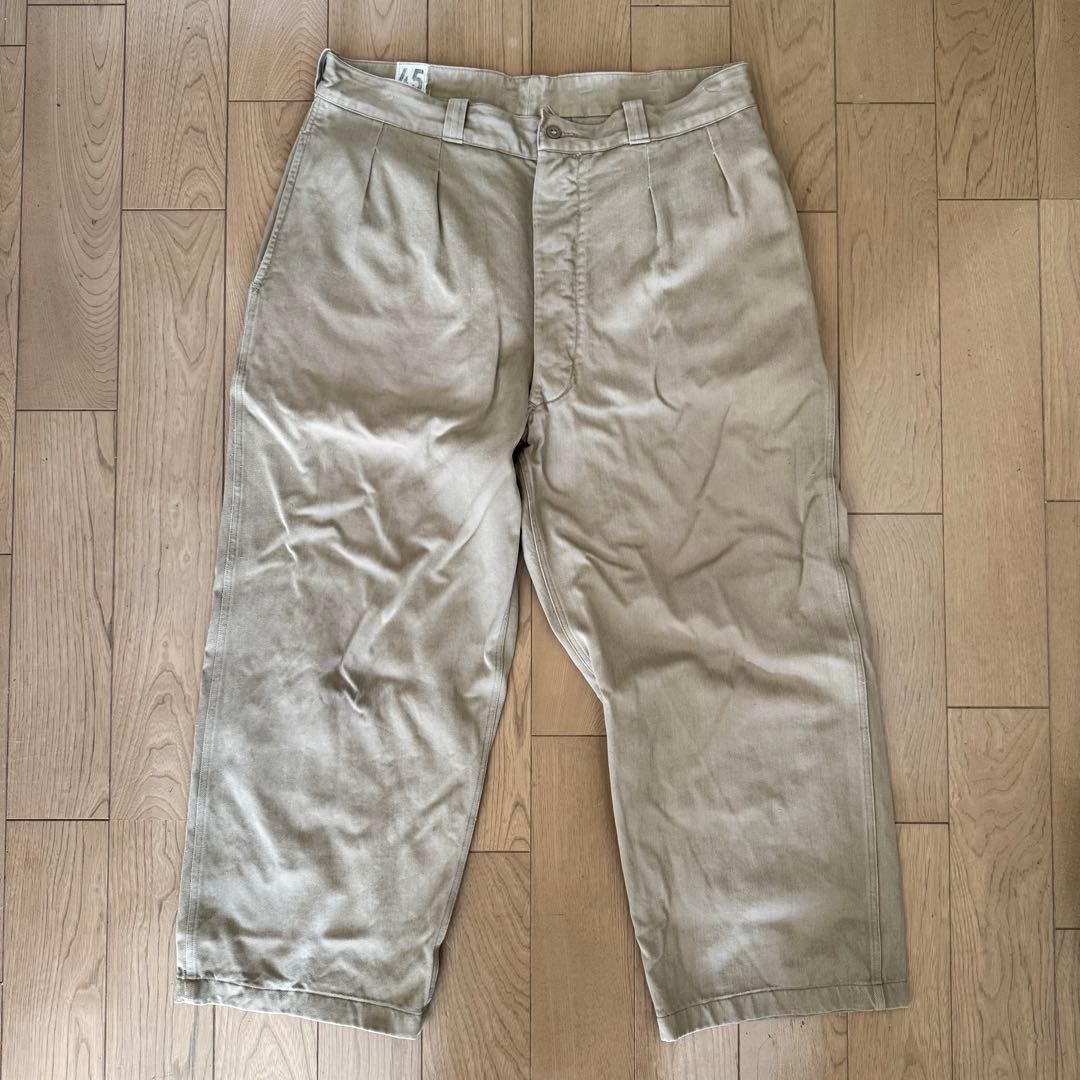 60sフランス軍 実物 M52 チノパン サイズ45 フレンチアーミー