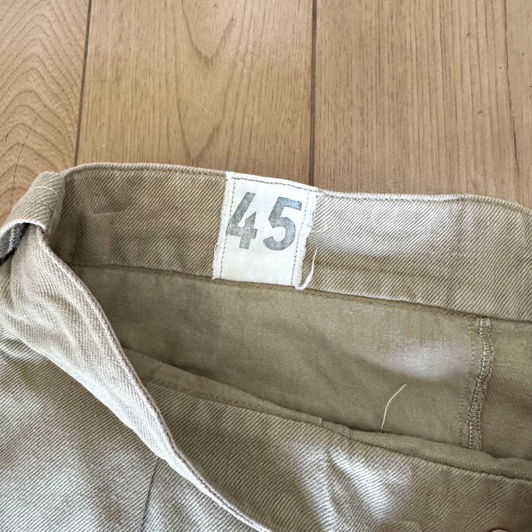 60sフランス軍 実物 M52 チノパン サイズ45 フレンチアーミー