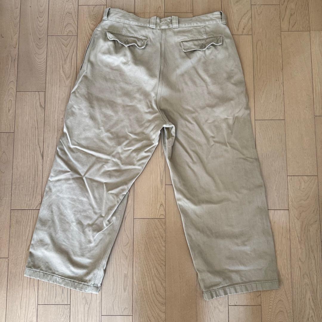 60sフランス軍 実物 M52 チノパン サイズ45 フレンチアーミー