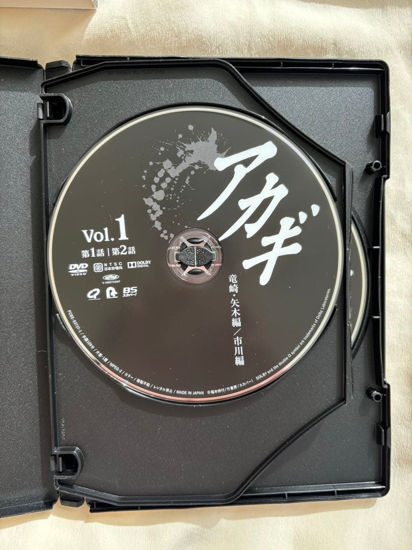 【開封済】アカギ 竜崎・矢木編/市川編　【未開封】鷲巣麻雀完結編