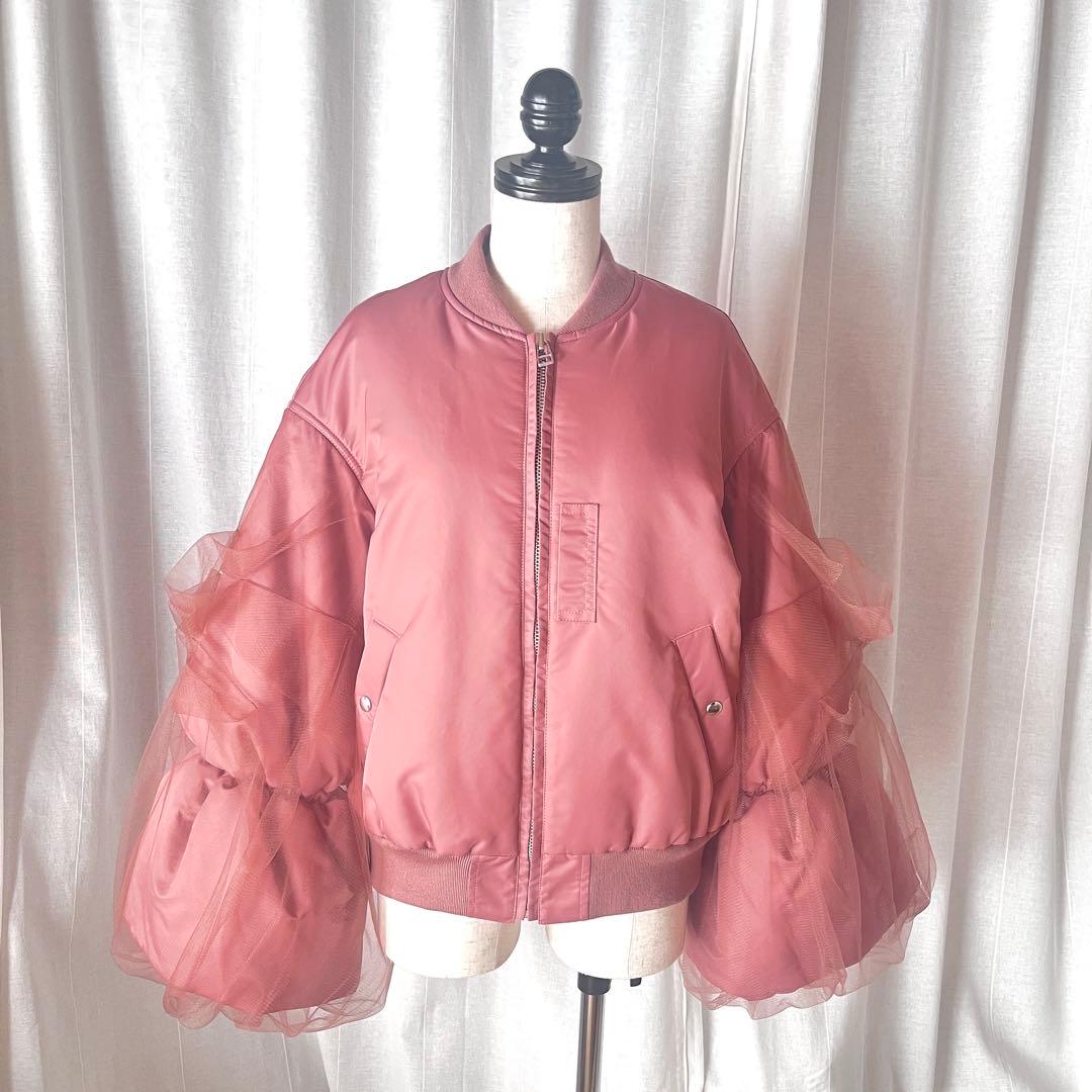 Chika Kisada/Tulle Blouson ・MA-1