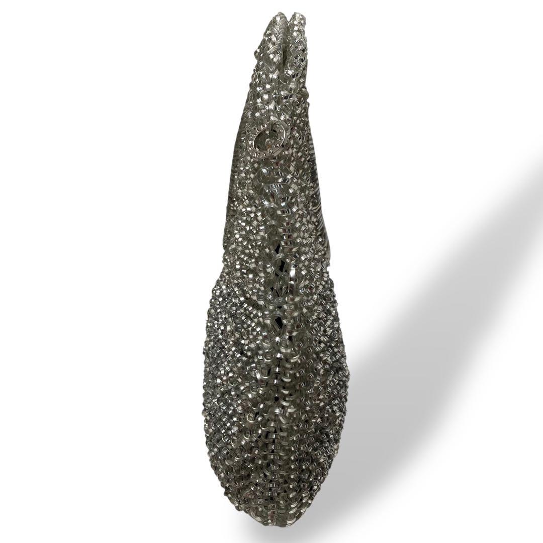 【極美品】アンテプリマ　ワイヤーバッグ　ハンド　リボン　ビジュー　パール　高級感