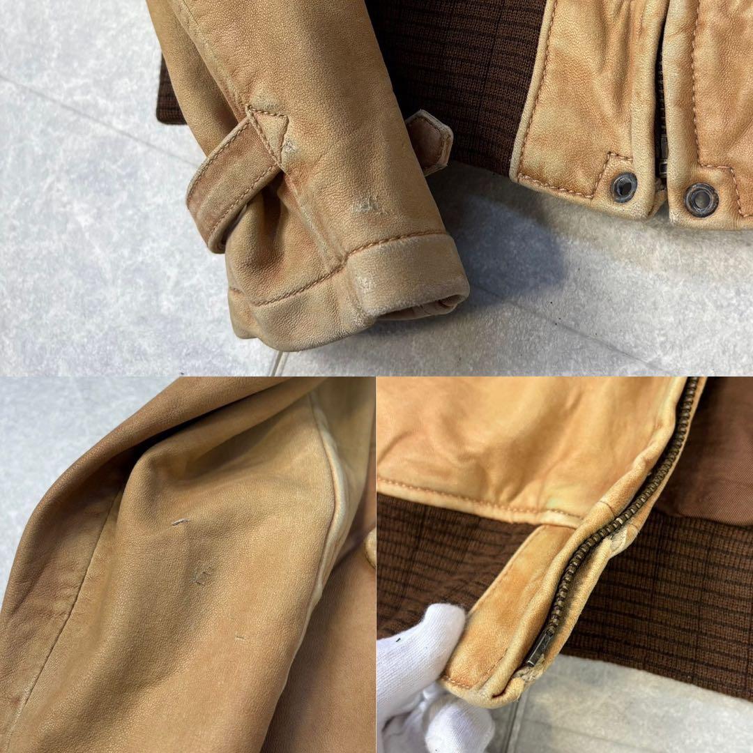 【希少】 RALPHLAUREN ラムレザー 羊革 ブルゾン Mサイズ