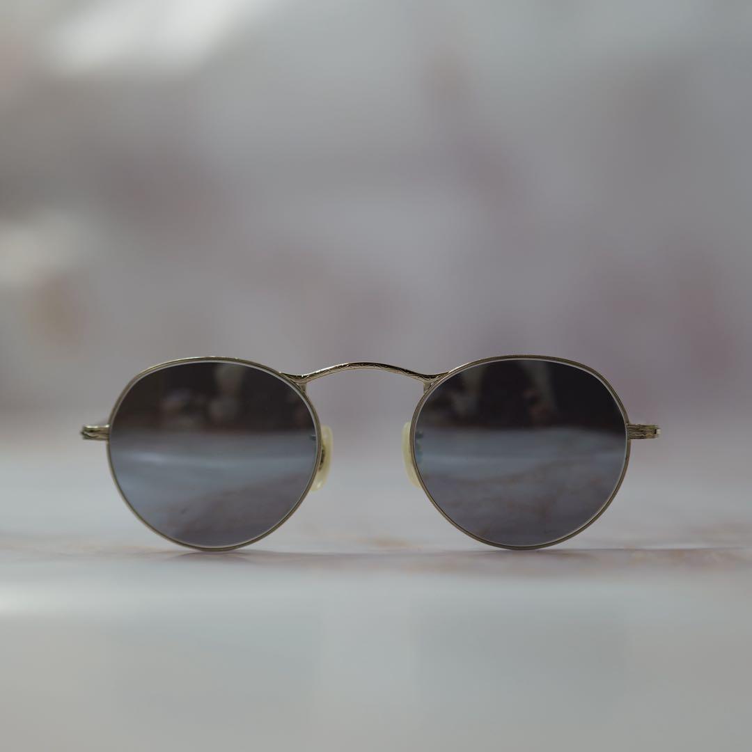 oliver peoples ラウンド Y2K アンティーク サングラス 貴重