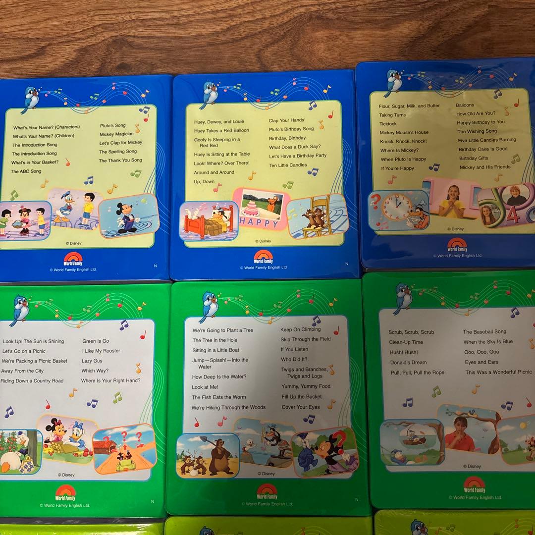 再値下げディズニー シングアロング DVD 1〜12巻セット新子役おまけ付き！