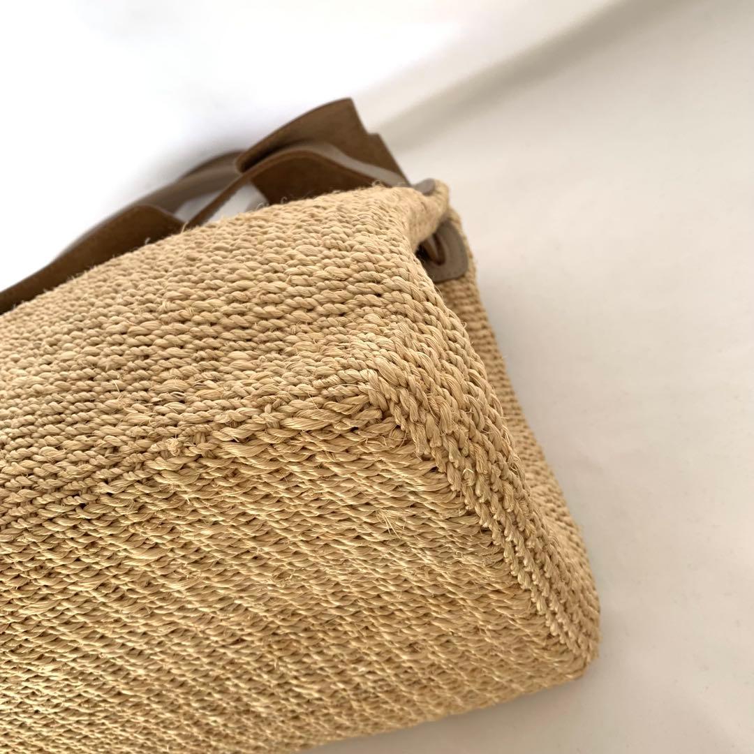 【未使用品】the bagmati カゴバッグ レザー ザバグマティ