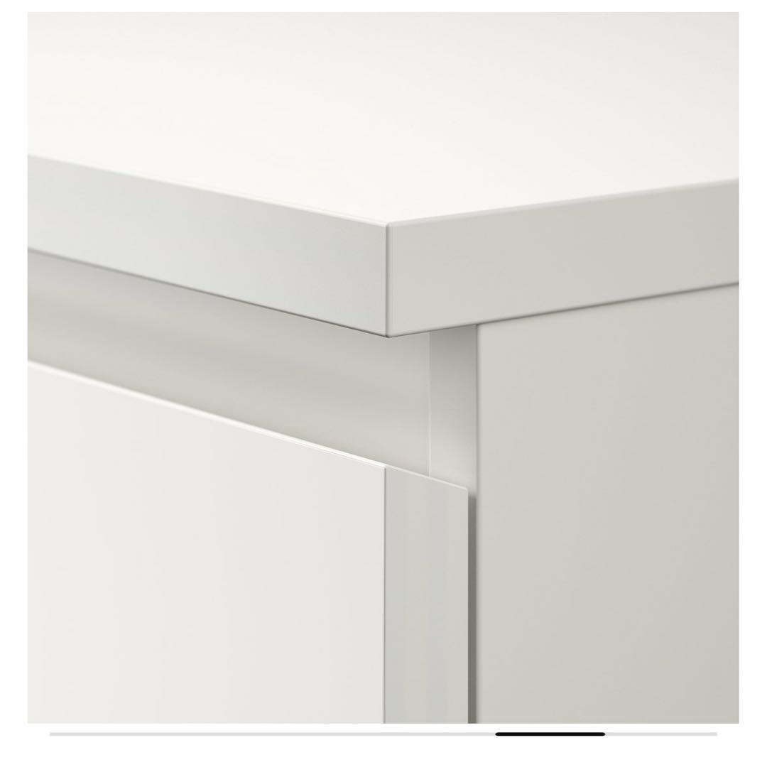 ホワイト 3段チェスト