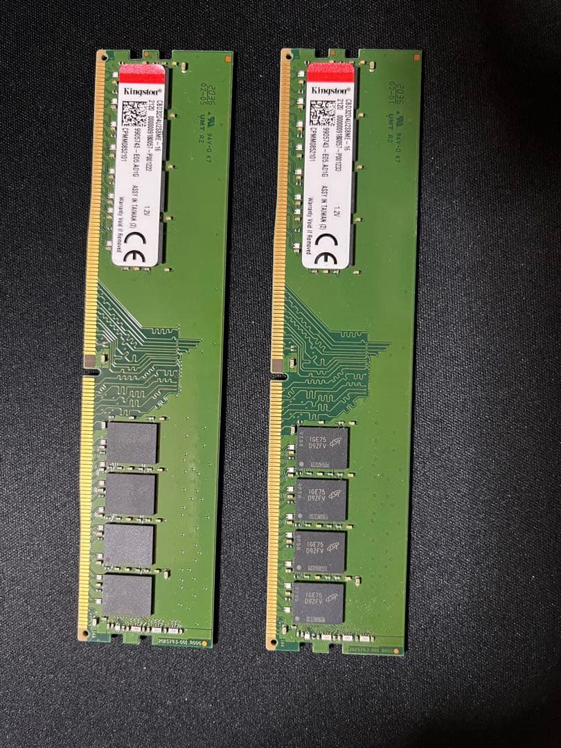 その他 Kingston DDR4-3200mhz 32GB
