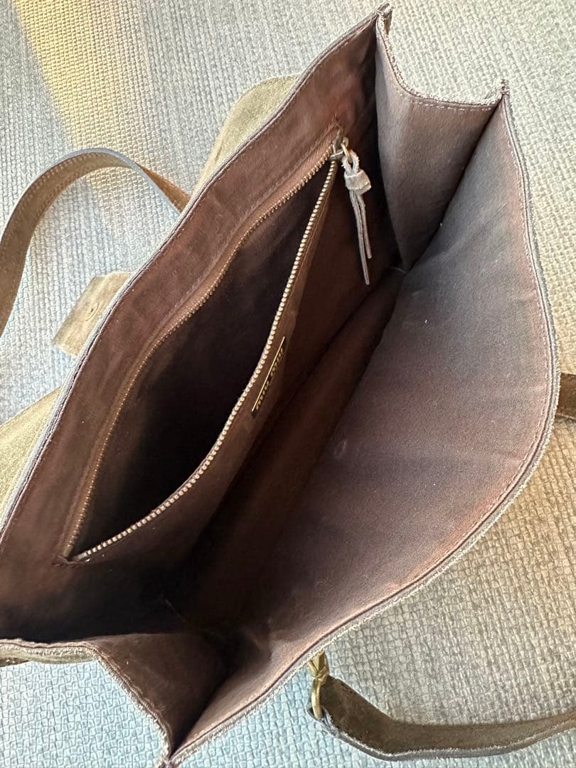 バッグ FW99\"miu miu\"buckle suede shoulder bag