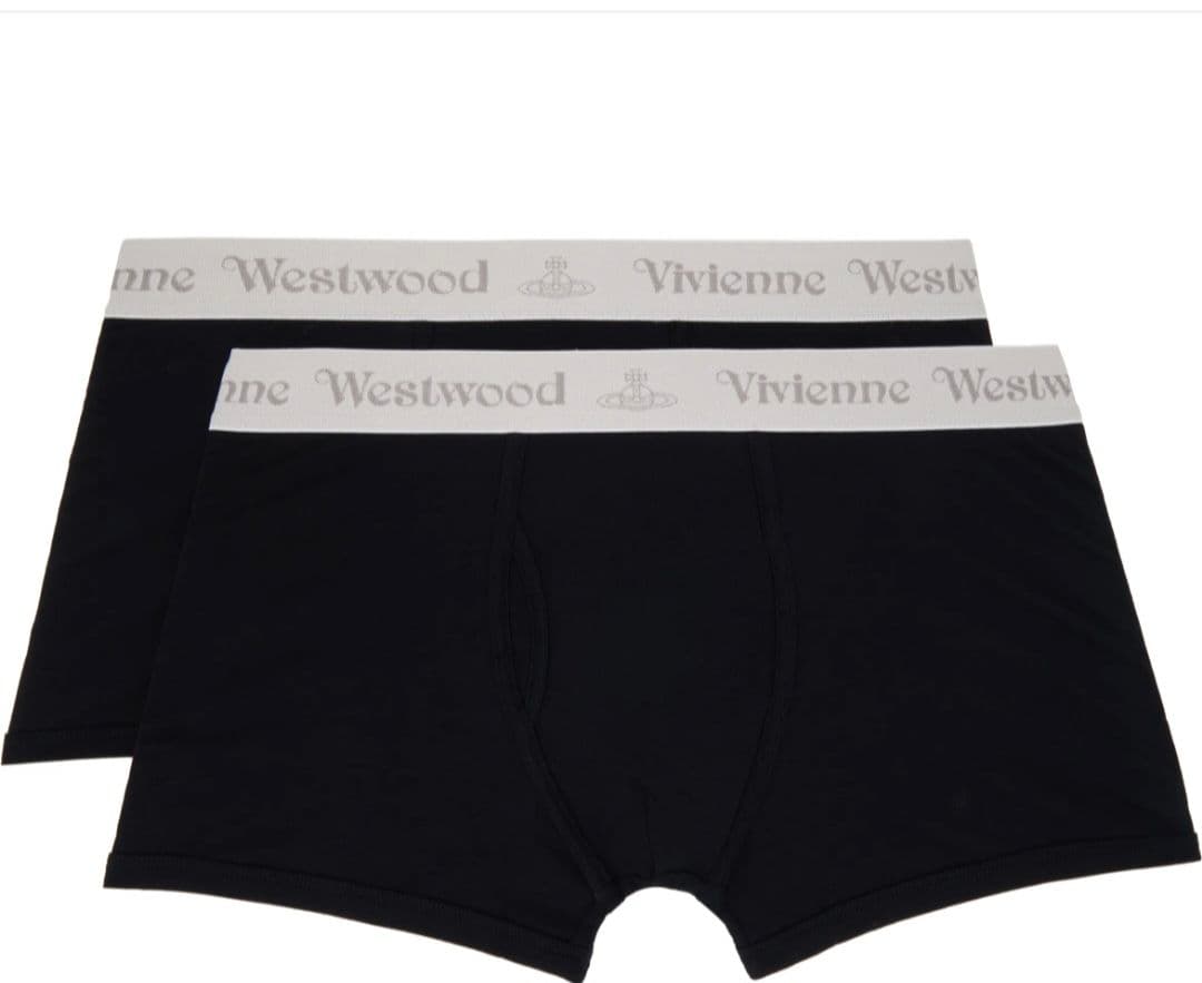 Vivienne Westwood ボクサーパンツ 2枚セット 黒
