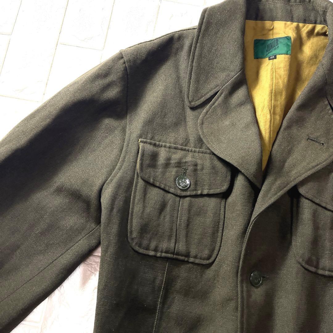 ジュニアゴルチエ ミリタリー 袖リブ ジャケット ブルゾン 希少 ヴィンテージ