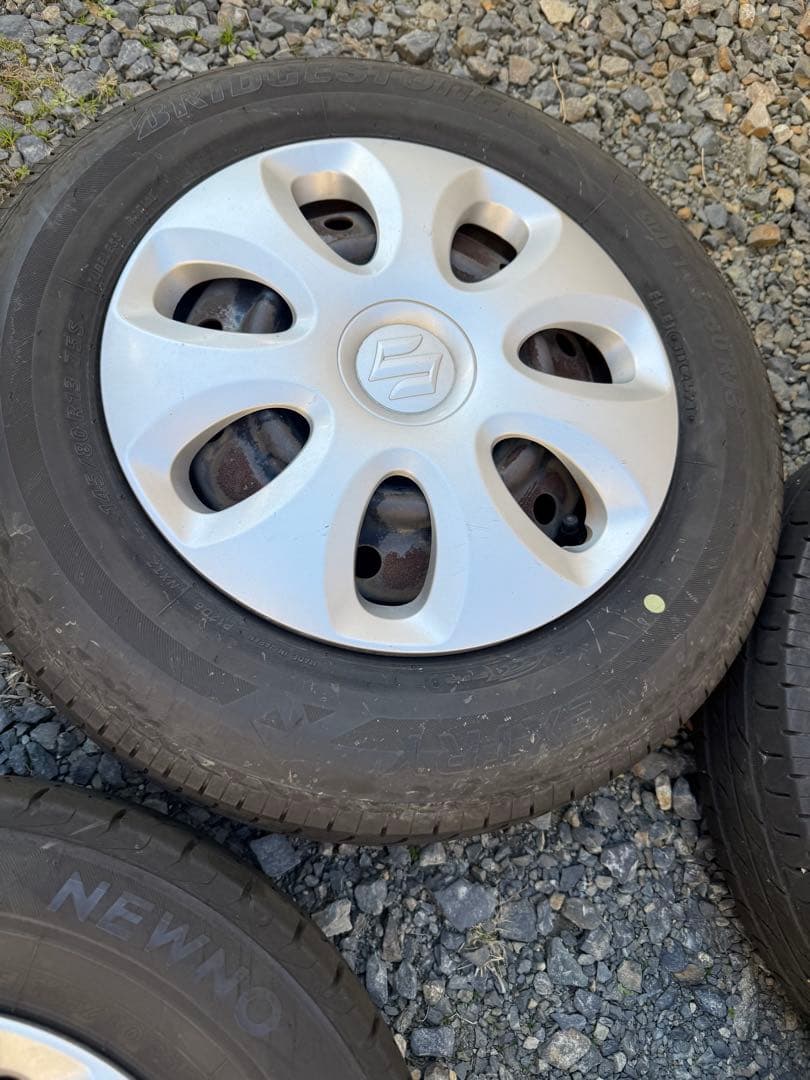145/80R13 スズキ純正ホイールセット