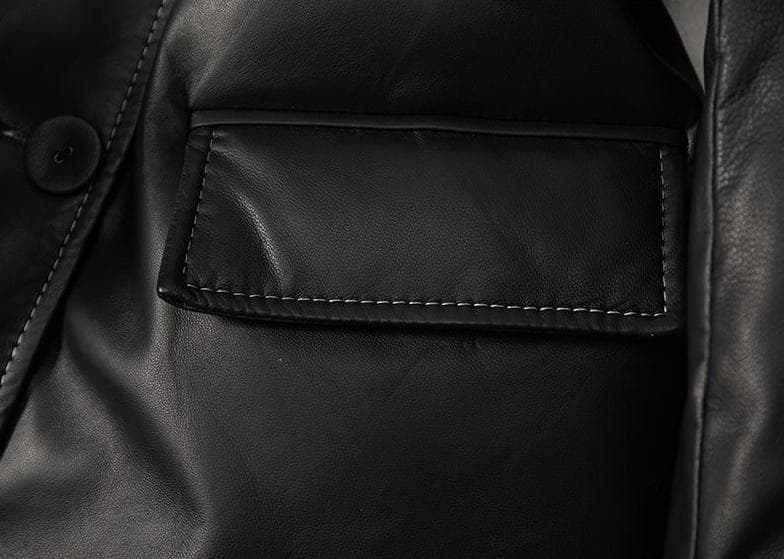 新品限定レディース高級 本革↑☆超ソフトなラムレザーダウンコート 黒♪毛皮ファー