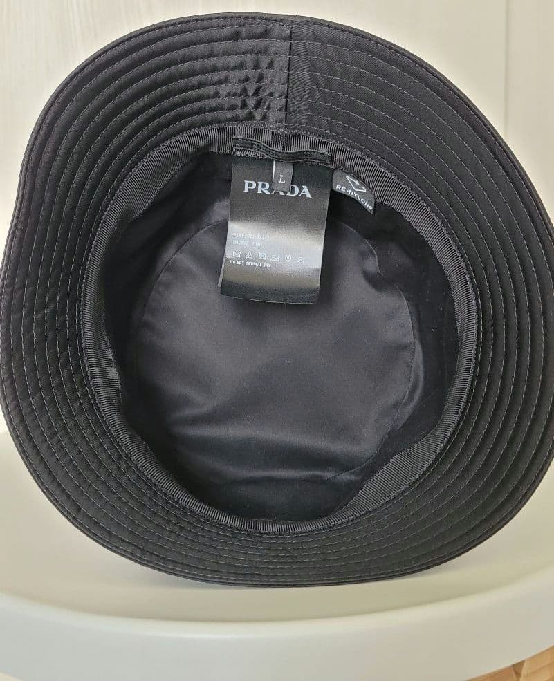 【美品】PRADA バケットハット RE-NYLON サイズ=L 59cm