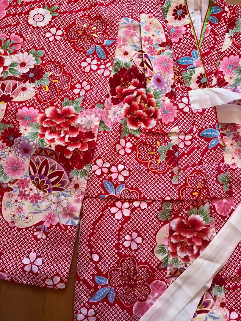 3歳　七五三　女の子　被布　フルセット