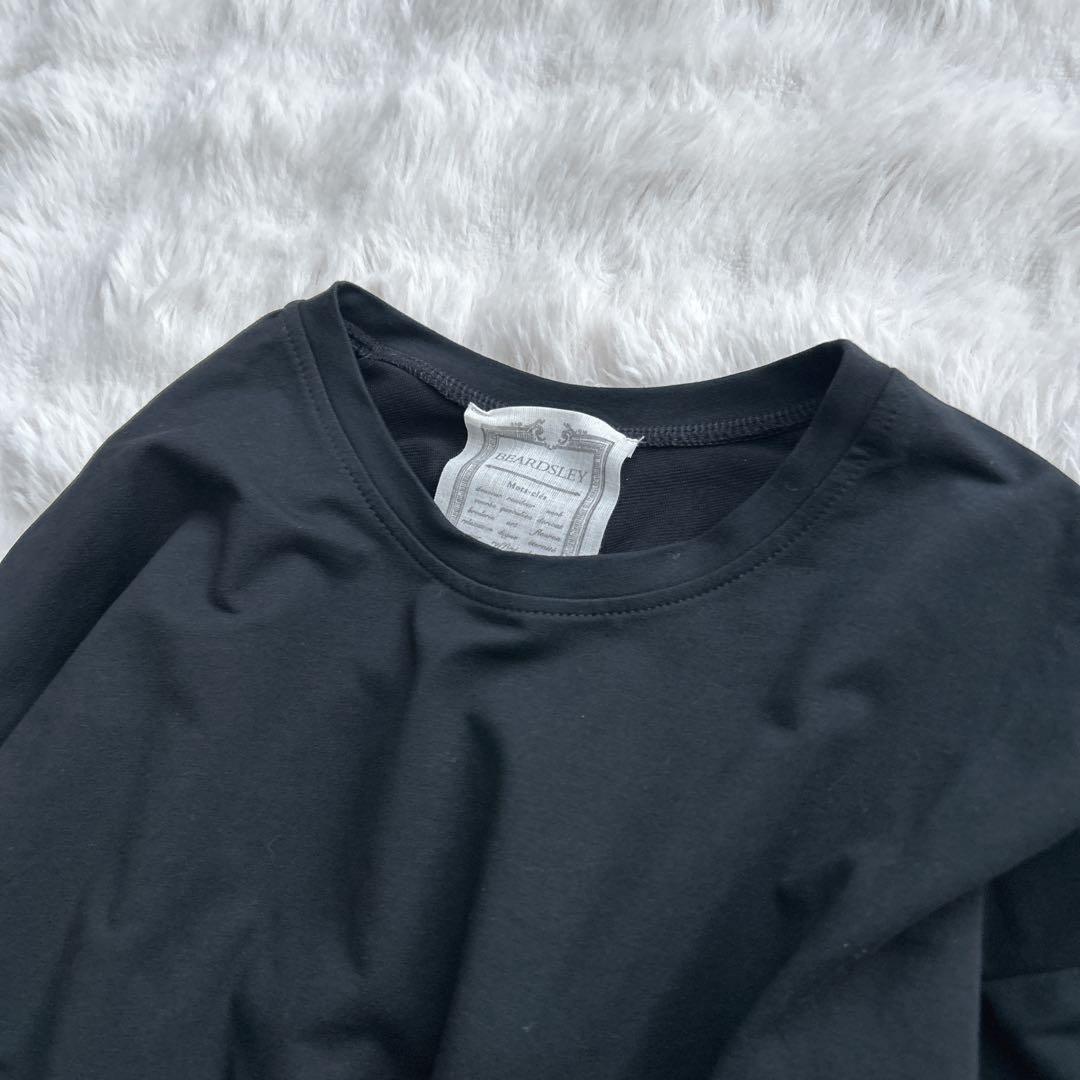 ビアズリー★ タフタビッグチェックワンピース　ブラック　チェック