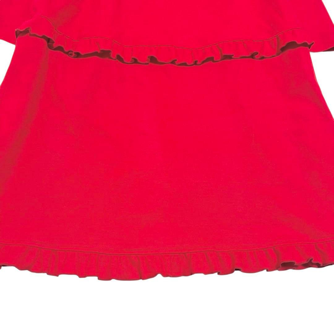 WEB掲載商品✨ 現行 エムズグレイシー ティアード ワンピース 赤　38