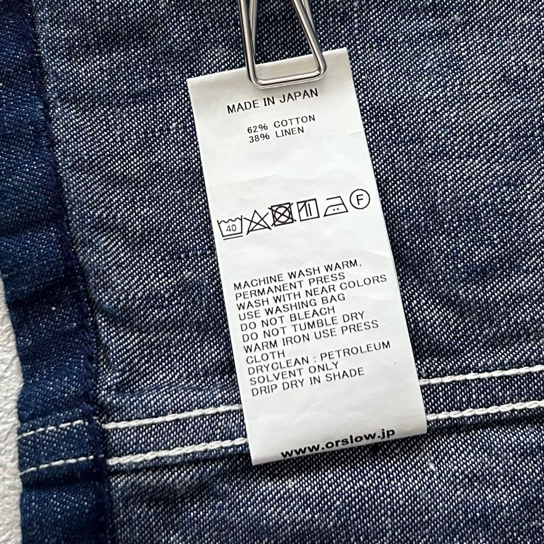 希少　orSlow オアスロウ デニム カバーオール 日本製 サイズ4
