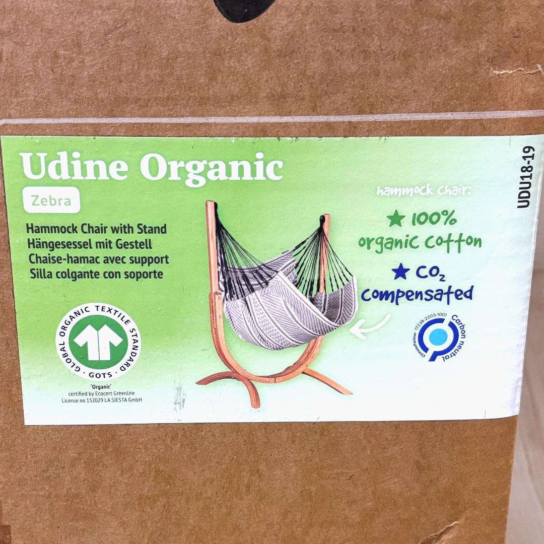 【美品】LA SIESTA ハンモックチェア＆スタンドセット UDINE