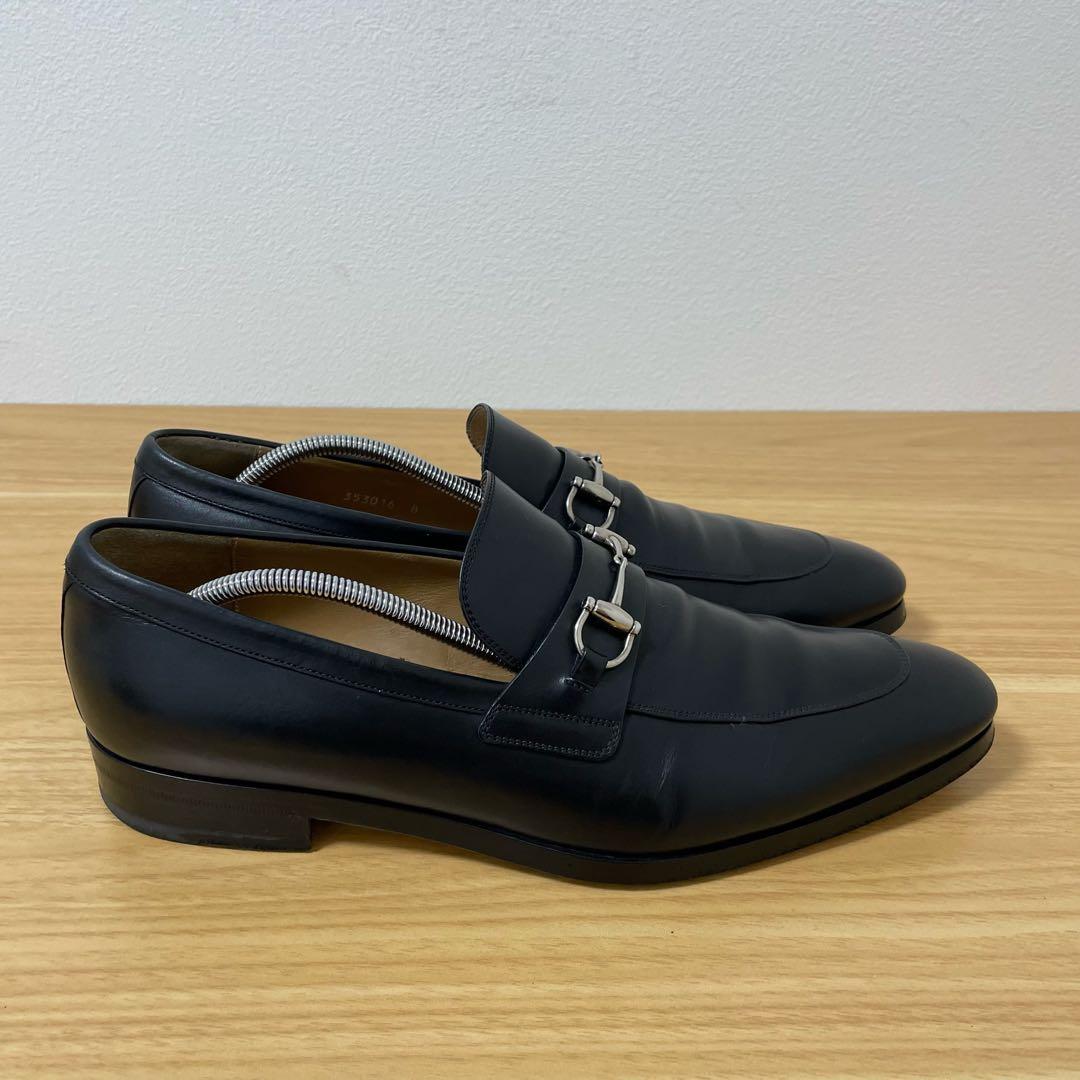 グッチ　ホースビットローファー　レザー　ブラック　8