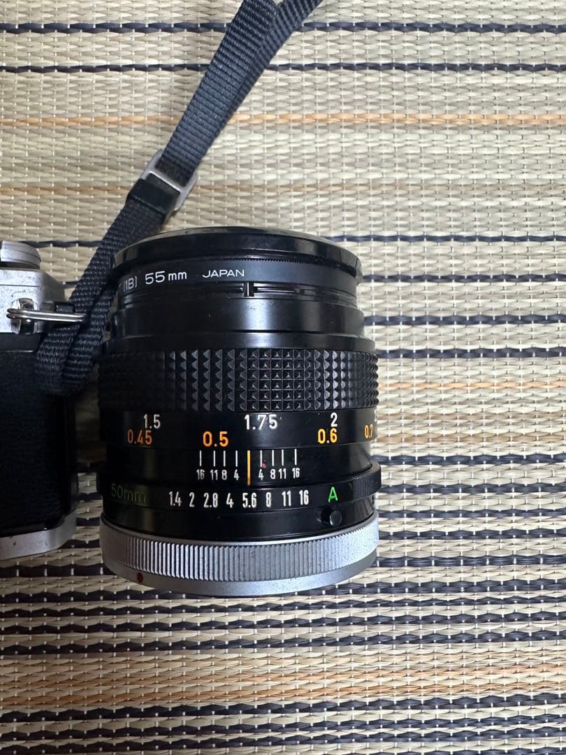 Canon AE-1 フィルムカメラ 55mmレンズ付き