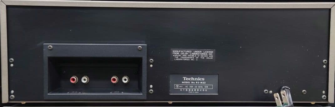 ■■Technics　RS-M33 カセットデッキ