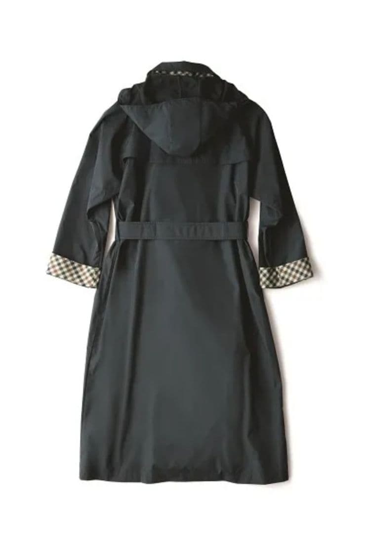 新品　未使用　JAL 機内販売　アクアスキュータム　レインコート　紺