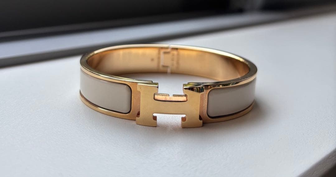 エルメス　クリックH クリックアッシュ　バングル　クレーム