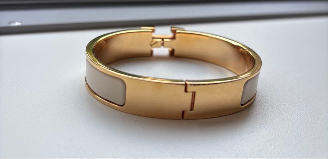 エルメス　クリックH クリックアッシュ　バングル　クレーム