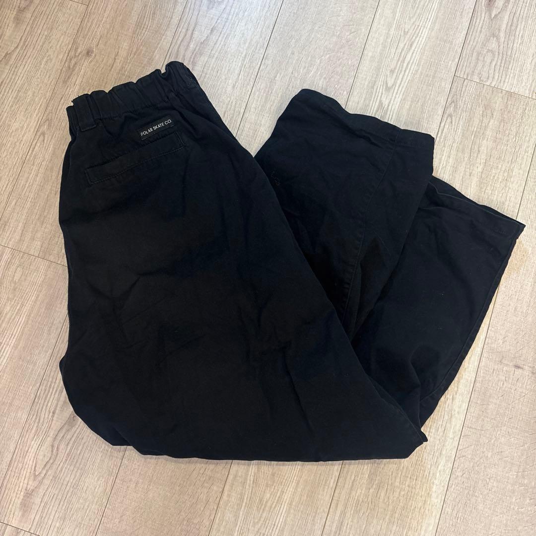 パンツ polar railway chino pants black L