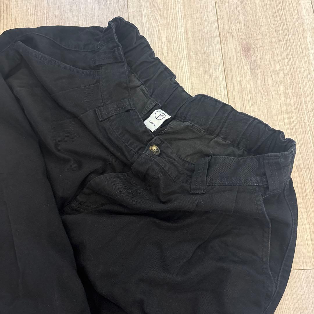 パンツ polar railway chino pants black L