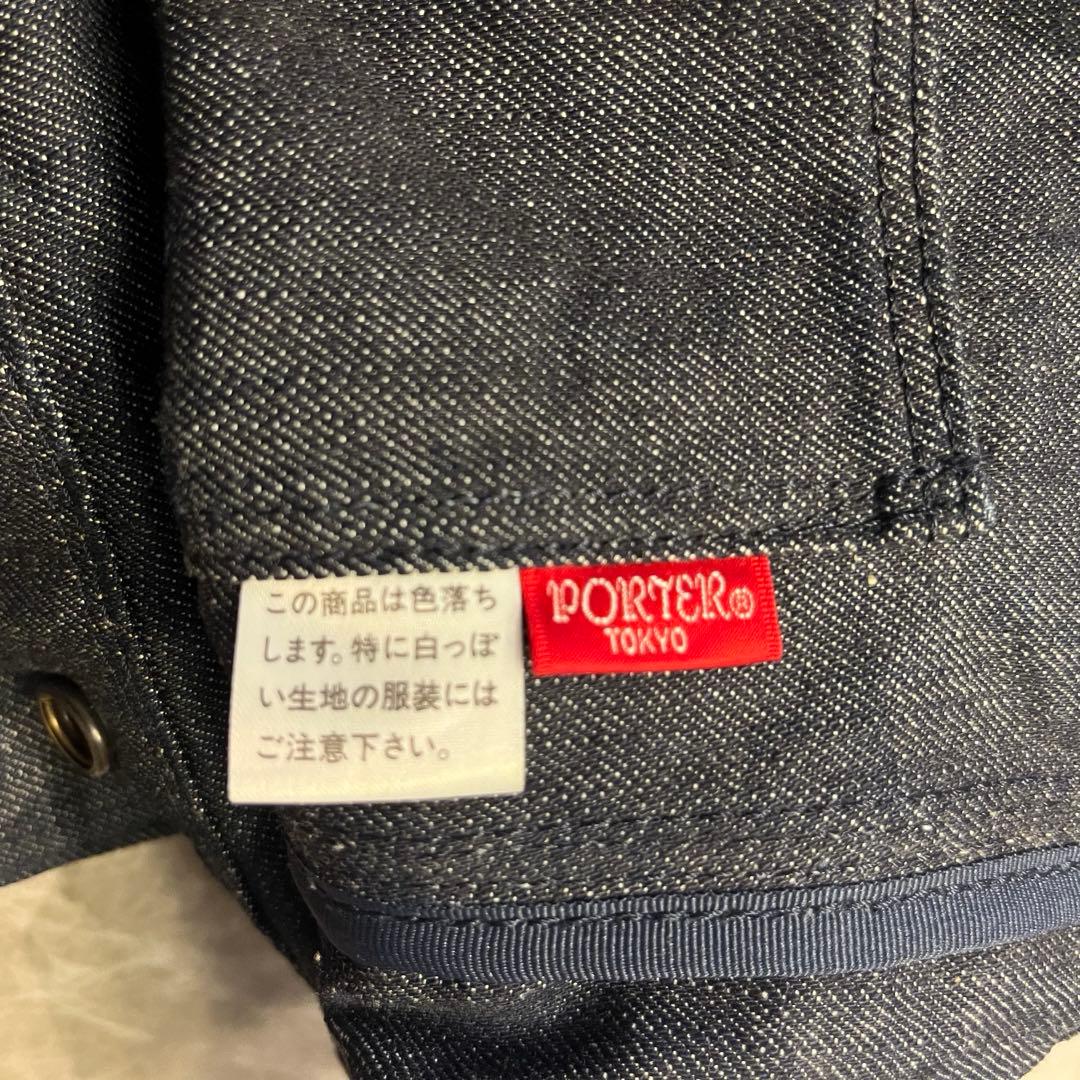 【PORTER】リーバイス コラボ デニム ショルダーバッグ ブラック