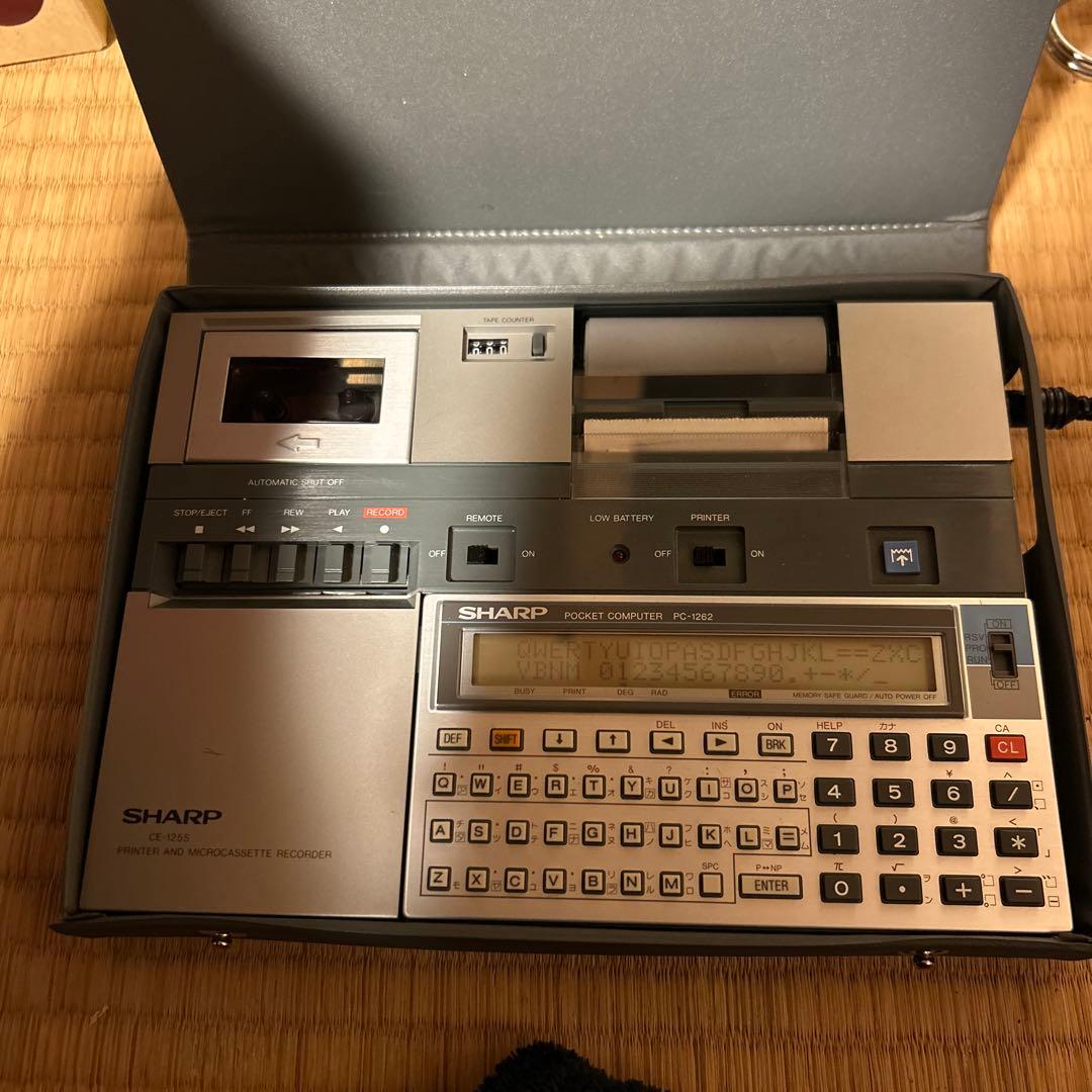 シャープ　ポケットコンピュータ　pc-1262 セット