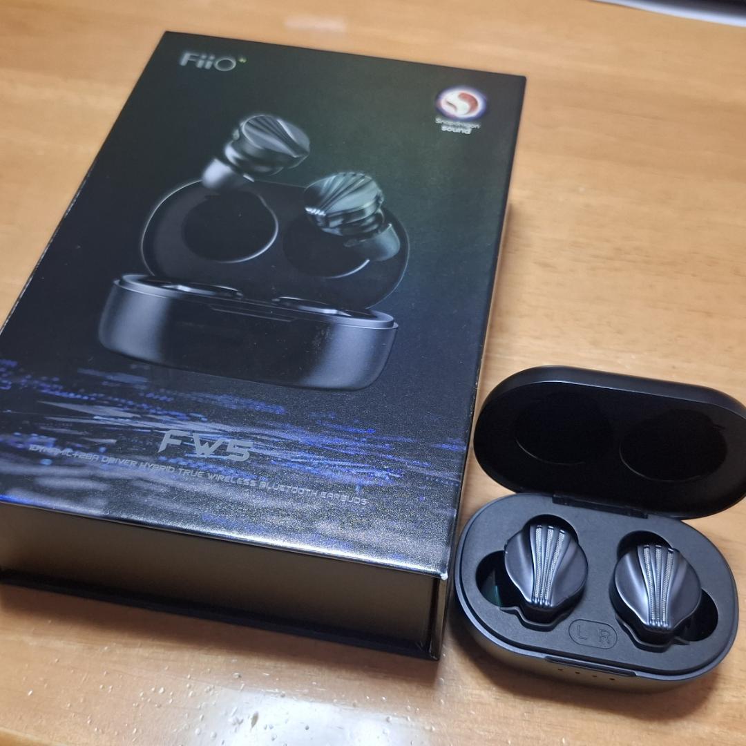 【中古美品】FW5 FIO-FW5-B ワイヤレスイヤホン