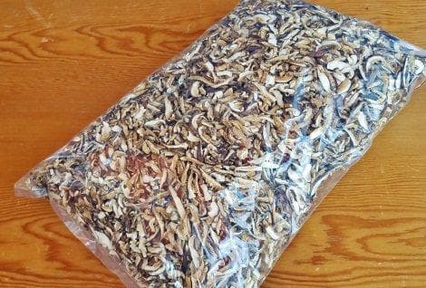 ポコ☆小割れスライ乾し椎茸1㎏+がごめ昆布入り松前昆布1㎏