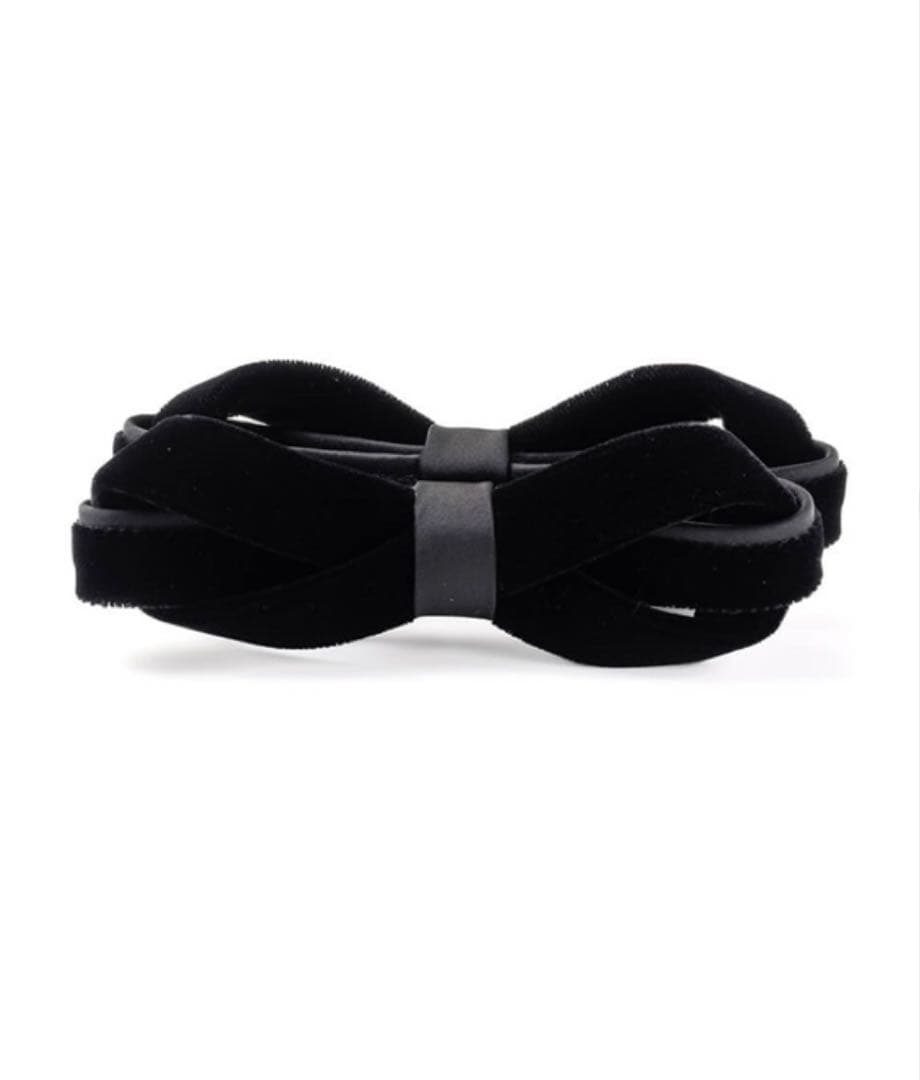 Complex Biz シュエット　ベルベット クリップ　ブラック