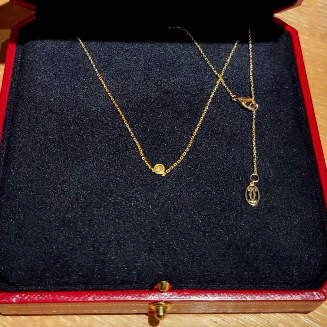 Cartier ダムールネックレスXS イエローゴールド