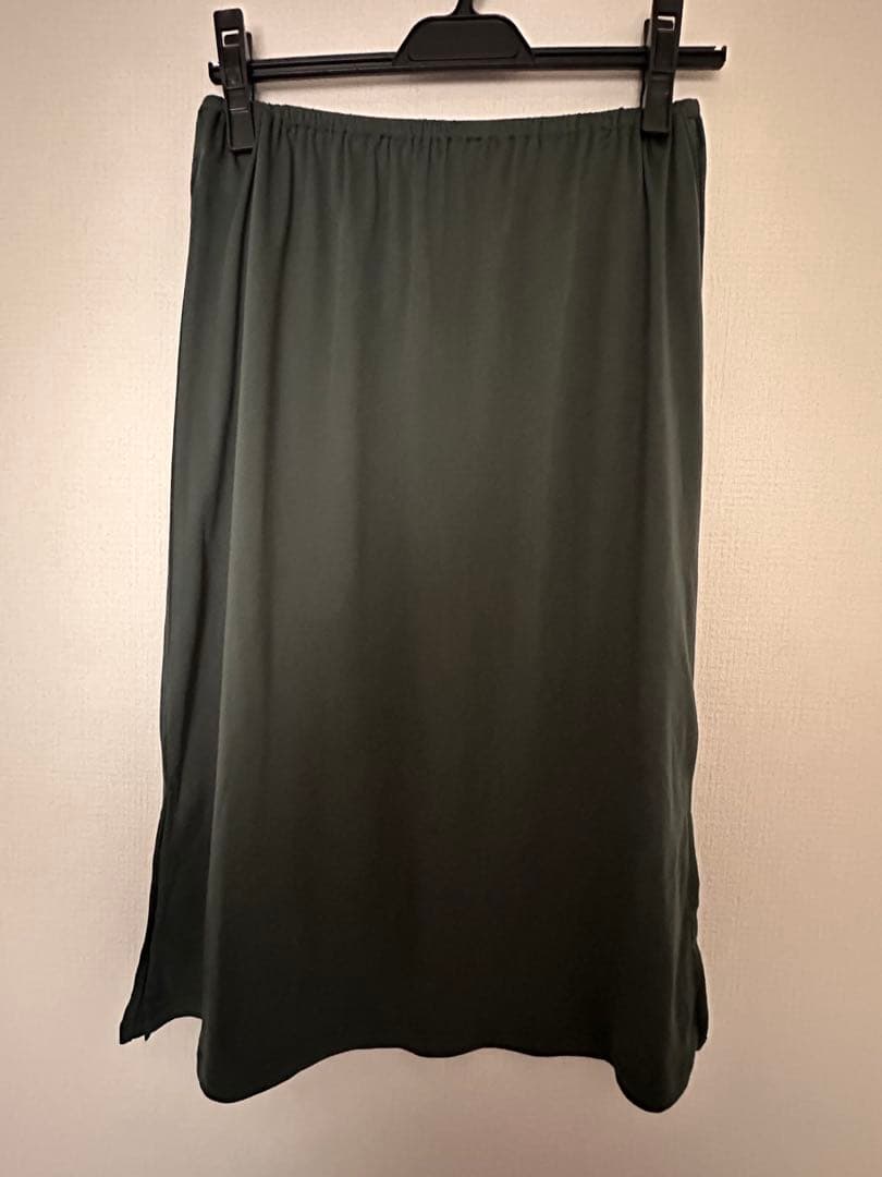 Ameri TRUCK JACKET LIKE FLARE DRESS グリーン