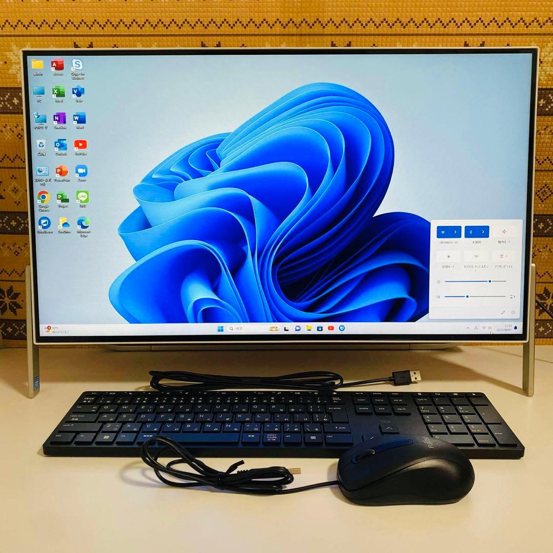 Y727 FujitsuデスクトップSSD高速23インチ Windows11