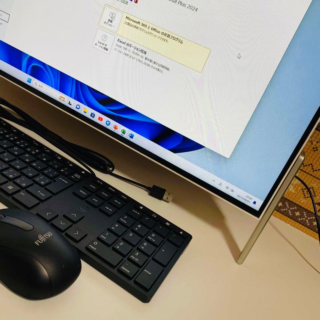 Y727 FujitsuデスクトップSSD高速23インチ Windows11