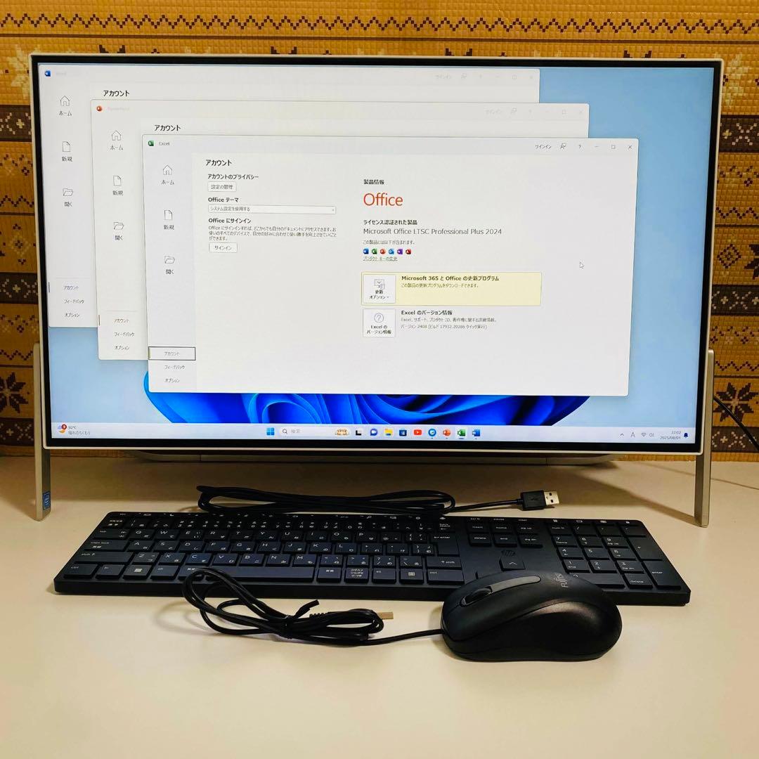 Y727 FujitsuデスクトップSSD高速23インチ Windows11