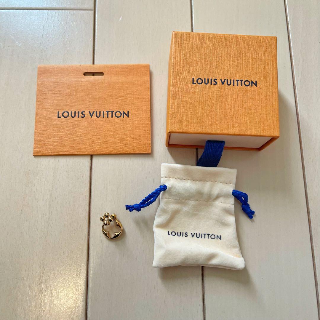 【LOUIS VUITTON】ピアス・LV フラワーグラム【片耳】アシンメトリー