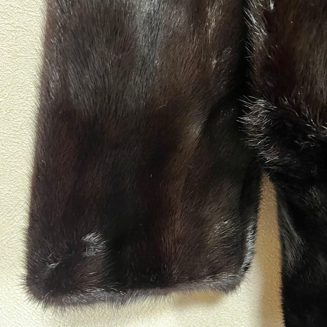 SAGAMINK 毛皮 ブラック ダークブラウン ミンク