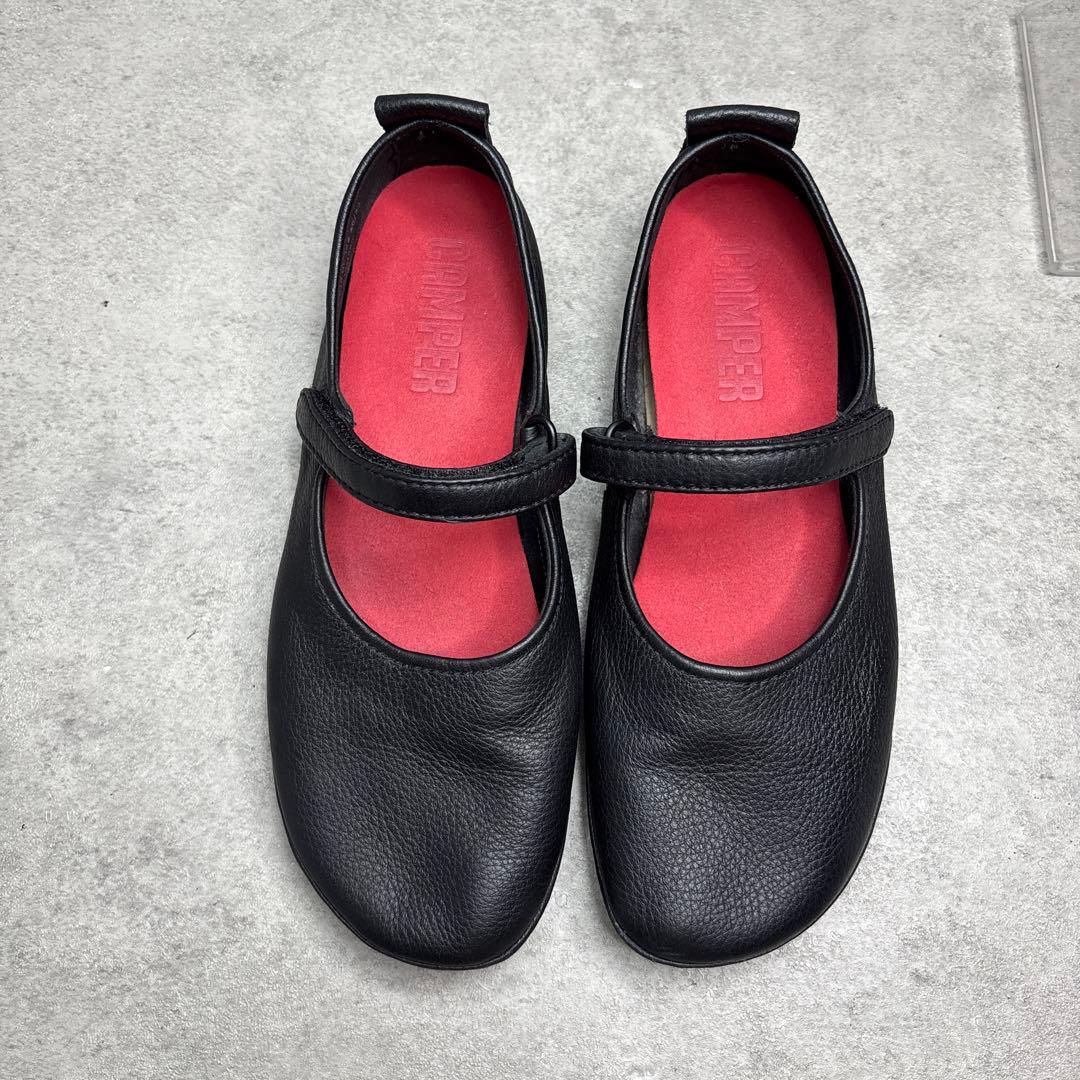 極美品！CAMPER カンペール ライトニナ フラットシューズ バレエシューズ
