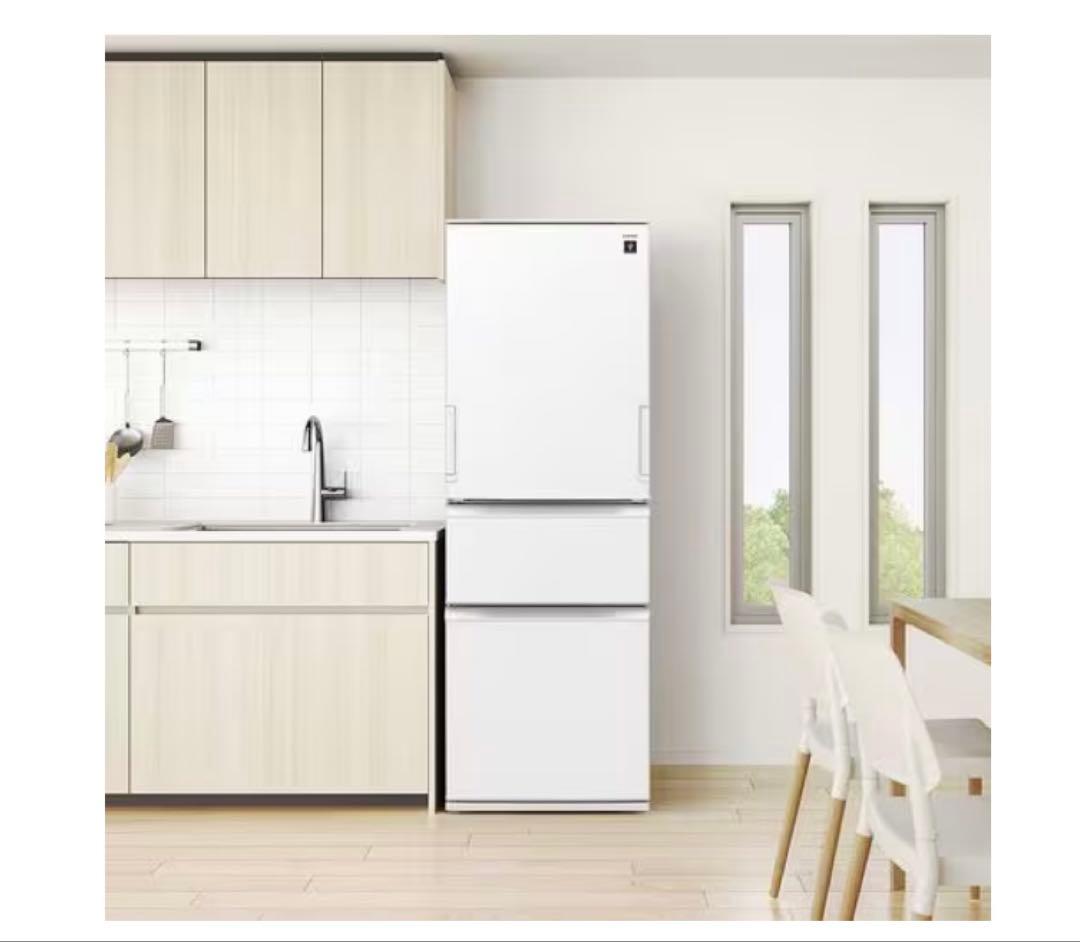 SHARP 冷蔵庫 356L ホワイト (10月13日発送) 送料込